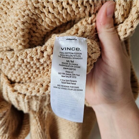 Vince V Neck Sweater Medium - Picture 6 of 8